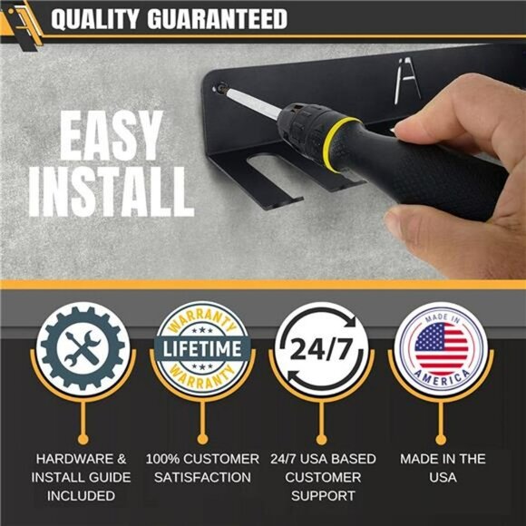 Gym Storage Rack 9 OR 11 Hook Heavy-Duty Gym Wall Organizer Gym Caddy Hanger - Picture 4 of 6